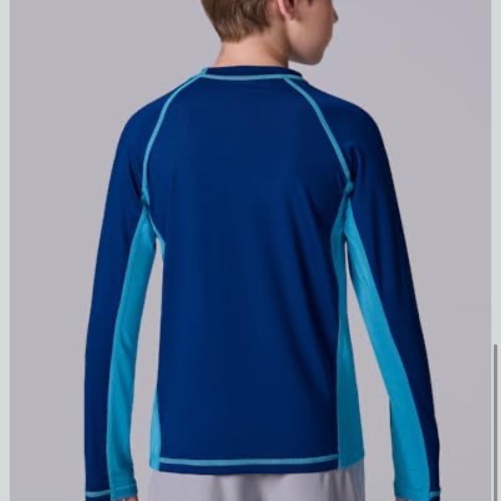 NWT Liberty Pro 3 Pack Boys' UPF 50+ Rash Guard Long Sleeve Swim Shirts YL W88 - Picture 7 of 8